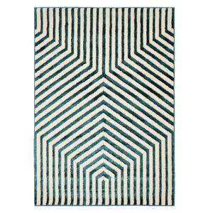 The Rug Shop UK Blue Modern Abstract Optical 3D Easy To Clean Area Rug Size: 120 cm x 170 cm Blue 120 cm x 170 cm The Rug Shop UK Blue Modern Abstract Optical 3D Easy To Clean Area Rug Size: 120 cm x 170 cm Blue 120 cm x 170 cm