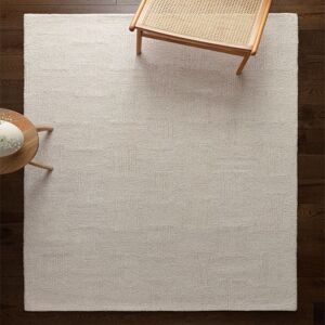 The Rug Shop UK Cream Handmade Modern Abstract Polyester Easy To Clean White Area Rug Size: 160 cm x 230 cm Cream 160 cm x 230 cm The Rug Shop UK Cream Handmade Modern Abstract Polyester Easy To Clean White Area Rug Size: 160 cm x 230 cm Cream 160 cm x 230 cm