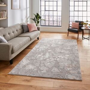 The Rug Shop UK Grey Rose Abstract 8mm Thick Modern Easy to Clean Stain-Resistant Rug Size: 80 cm x 150 cm Grey 80 cm x 150 cm The Rug Shop UK Grey Rose Abstract 8mm Thick Modern Easy to Clean Stain-Resistant Rug Size: 80 cm x 150 cm Grey 80 cm x 150 cm