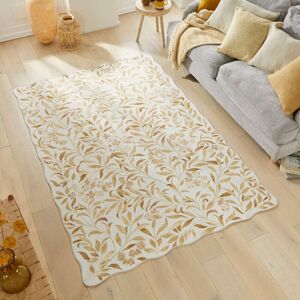 The Rug Shop UK Gold Modern Washable Easy to clean Machine Made Floral Area Rug Size: 200 cm x 300 cm Gold 200 cm x 300 cm The Rug Shop UK Gold Modern Washable Easy to clean Machine Made Floral Area Rug Size: 200 cm x 300 cm Gold 200 cm x 300 cm