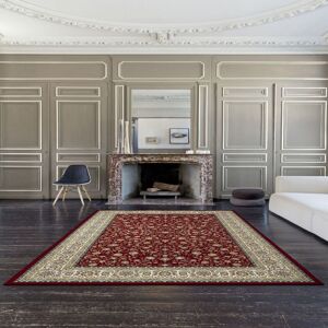 The Rug Shop UK Border Floral Red Traditional Machine Made Easy to clean Area Rug Size: 160 cm x 230 cm Red 160 cm x 230 cm The Rug Shop UK Border Floral Red Traditional Machine Made Easy to clean Area Rug Size: 160 cm x 230 cm Red 160 cm x 230 cm