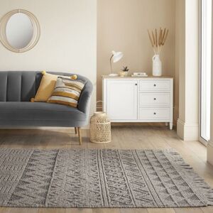 The Rug Shop UK Grey Handmade Modern Geometric Kilim Easy To Clean Area Rug Size: 200 cm x 280 cm Grey 200 cm x 280 cm The Rug Shop UK Grey Handmade Modern Geometric Kilim Easy To Clean Area Rug Size: 200 cm x 280 cm Grey 200 cm x 280 cm