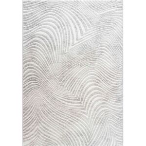 The Rug Shop UK Cream Modern Abstract Optical 3D Easy To Clean Cream Area Rug Size: 160 cm x 230 cm Cream 160 cm x 230 cm The Rug Shop UK Cream Modern Abstract Optical 3D Easy To Clean Cream Area Rug Size: 160 cm x 230 cm Cream 160 cm x 230 cm