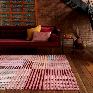 The Rug Shop UK Red Handmade Wool Modern Abstract Easy To Clean Area Rug Size: 120 cm x 170 cm Red 120 cm x 170 cm The Rug Shop UK Red Handmade Wool Modern Abstract Easy To Clean Area Rug Size: 120 cm x 170 cm Red 120 cm x 170 cm