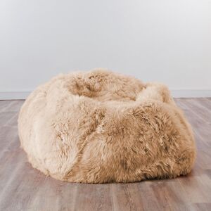 Native Natural XXL Luxurious Sheepskin Beanbag in Beige Beige Native Natural XXL Luxurious Sheepskin Beanbag in Beige Beige