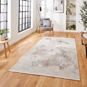 The Rug Shop UK Machine Made Beige Modern Abstract Easy to clean Area Rug Size: 120 cm x 170 cm Beige 120 cm x 170 cm The Rug Shop UK Machine Made Beige Modern Abstract Easy to clean Area Rug Size: 120 cm x 170 cm Beige 120 cm x 170 cm