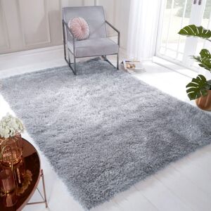 The Rug Shop UK Silver Handmade Plain Easy to clean Plain Area Rug Size: 180 cm x 270 cm Silver 180 cm x 270 cm The Rug Shop UK Silver Handmade Plain Easy to clean Plain Area Rug Size: 180 cm x 270 cm Silver 180 cm x 270 cm