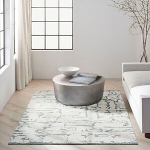 The Rug Shop UK Teal Handmade Wool Abstract Luxurious Easy To Clean Area Rug Size: 160 cm x 220 cm Teal 160 cm x 220 cm The Rug Shop UK Teal Handmade Wool Abstract Luxurious Easy To Clean Area Rug Size: 160 cm x 220 cm Teal 160 cm x 220 cm