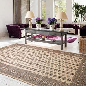 The Rug Shop UK Beige Handmade Traditional Easy to clean Border Floral Area Rug Size: 170 cm x 240 cm Beige 170 cm x 240 cm The Rug Shop UK Beige Handmade Traditional Easy to clean Border Floral Area Rug Size: 170 cm x 240 cm Beige 170 cm x 240 cm