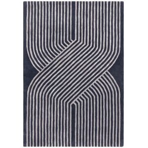 The Rug Shop UK Blue Handmade Modern Easy to clean Striped Area Rug Size: 160 cm x 230 cm Blue 160 cm x 230 cm The Rug Shop UK Blue Handmade Modern Easy to clean Striped Area Rug Size: 160 cm x 230 cm Blue 160 cm x 230 cm