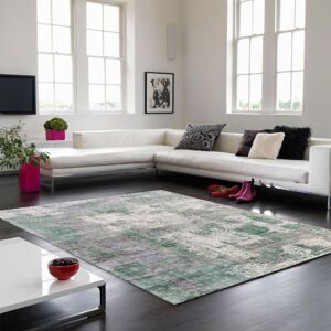 The Rug Shop UK Green Handmade Abstract Viscose Luxurious Easy To Clean Green Area Rug Size: 200 cm x 290 cm Green 200 cm x 290 cm The Rug Shop UK Green Handmade Abstract Viscose Luxurious Easy To Clean Green Area Rug Size: 200 cm x 290 cm Green 200 cm x 290 cm
