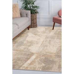 The Rug Shop UK Cream Abstract Modern Polyester Easy to Clean Stain-Resistant Rug Size: 120 cm x 170 cm Cream 120 cm x 170 cm The Rug Shop UK Cream Abstract Modern Polyester Easy to Clean Stain-Resistant Rug Size: 120 cm x 170 cm Cream 120 cm x 170 cm