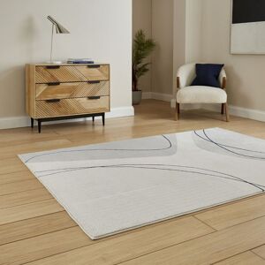 The Rug Shop UK Grey Blue Modern Abstract 10mm Thick Stain-Resistant Easy to Clean Rug Size: 160 cm x 230 cm Blue 160 cm x 230 cm The Rug Shop UK Grey Blue Modern Abstract 10mm Thick Stain-Resistant Easy to Clean Rug Size: 160 cm x 230 cm Blue 160 cm x 230 cm