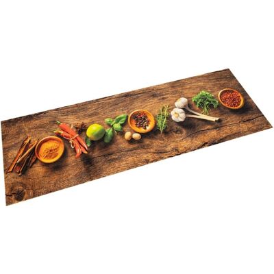 Berkfield Home Kitchen Rug Washable Spices 45x150 cm Velvet in Brown Brown 45x150 cm Berkfield Home Kitchen Rug Washable Spices 45x150 cm Velvet in Brown Brown 45x150 cm