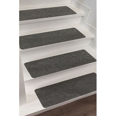 Living and Home 14 Pcs Non-Slip Self-Adhesive Stair Treads Slient (55 x 20 x 0.2cm) in Dark Grey Size: 55 x 20 x 0.2 cm Dark Grey 55 x 20 x 0.2 cm Living and Home 14 Pcs Non-Slip Self-Adhesive Stair Treads Slient (55 x 20 x 0.2cm) in Dark Grey Size: 55 x 20 x 0.2 cm Dark Grey 55 x 20 x 0.2 cm