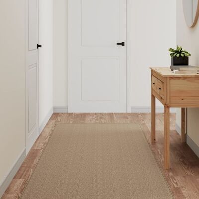 Berkfield Home Carpet Runner Sisal Look Sand 80x300 cm in Brown Size: 100 cm diameter Brown 100 cm diameter Berkfield Home Carpet Runner Sisal Look Sand 80x300 cm in Brown Size: 100 cm diameter Brown 100 cm diameter