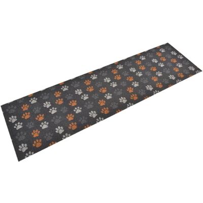 Berkfield Home Kitchen Rug Washable Paws 45x150 cm Velvet Multicolor 45x150 cm Berkfield Home Kitchen Rug Washable Paws 45x150 cm Velvet Multicolor 45x150 cm