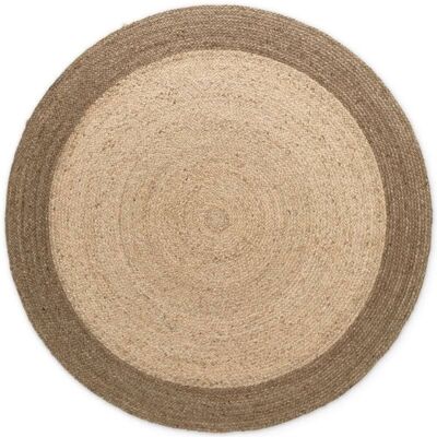 Hanse Home Jutta Jute Rug - Round, Natural, 120cm Hanse Home Jutta Jute Rug - Round, Natural, 120cm
