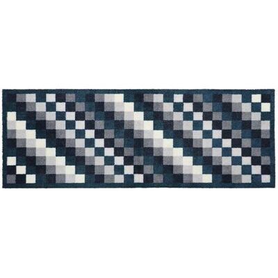 JVL Mega Machine Washable Runner Doormat - 57x150 cm - Blue JVL Mega Machine Washable Runner Doormat - 57x150 cm - Blue