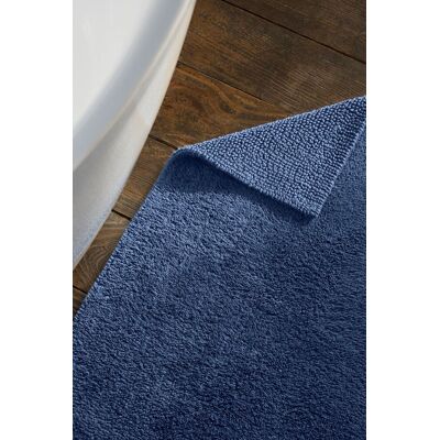 Christy Reversible Hygro Luxury 1800GSM Bath Rugs - Mid Blue - One Size Christy Reversible Hygro Luxury 1800GSM Bath Rugs - Mid Blue - One Size