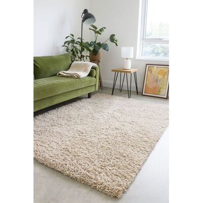 Kukoon Beige Soft Shaggy Rug Cream Fluffy Deep Pile Warm Bedroom Carpet Runner Mat Size: 60 cm x 110 cm Beige 60 cm x 110 cm Kukoon Beige Soft Shaggy Rug Cream Fluffy Deep Pile Warm Bedroom Carpet Runner Mat Size: 60 cm x 110 cm Beige 60 cm x 110 cm