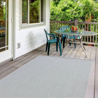 THE RUGS - Ecology Collection - Grey - 80x150 - Outdoor Rug THE RUGS - Ecology Collection - Grey - 80x150 - Outdoor Rug