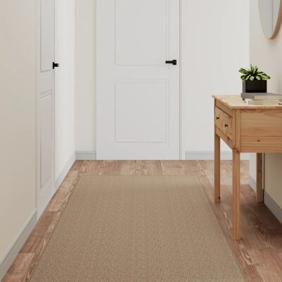 Berkfield Home Carpet Runner Sisal Look Sand 80x150 cm in Brown Size: 100 cm diameter Brown 100 cm diameter Berkfield Home Carpet Runner Sisal Look Sand 80x150 cm in Brown Size: 100 cm diameter Brown 100 cm diameter