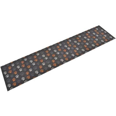 Berkfield Home Kitchen Rug Washable Paws 60x300 cm Velvet Multicolor 60x300 cm Berkfield Home Kitchen Rug Washable Paws 60x300 cm Velvet Multicolor 60x300 cm