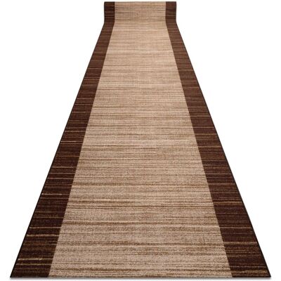 RugsX Runner anti-slip Streifen 67cm brown 67x330cm - Runner rug RugsX Runner anti-slip Streifen 67cm brown 67x330cm - Runner rug