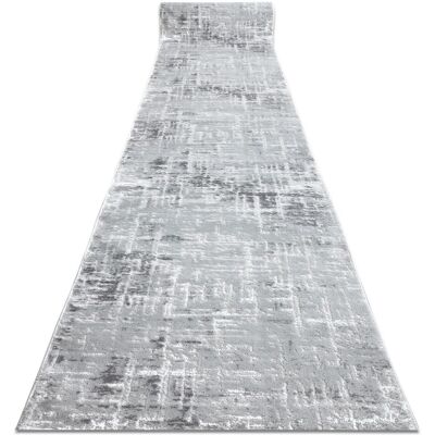 RugsX Runner Structural MEFE 8722 - Grey / White - 60x220 cm - Runner Rug RugsX Runner Structural MEFE 8722 - Grey / White - 60x220 cm - Runner Rug