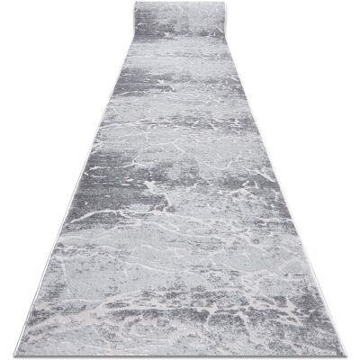 RugsX Runner Grey - Durable Fleece Hallway Rug - 80x230cm RugsX Runner Grey - Durable Fleece Hallway Rug - 80x230cm
