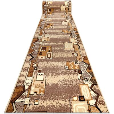 RugsX Beige Runner BCF Szlaczek - Runner Rug RugsX Beige Runner BCF Szlaczek - Runner Rug