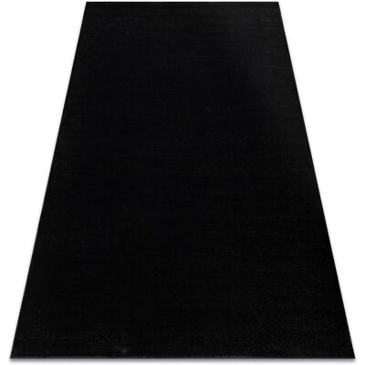 RugsX Black Softy Carpet - Rug RugsX Black Softy Carpet - Rug