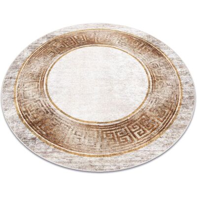 RugsX MIRO Beige / Gold Non-slip Pattern - Carpet RugsX MIRO Beige / Gold Non-slip Pattern - Carpet