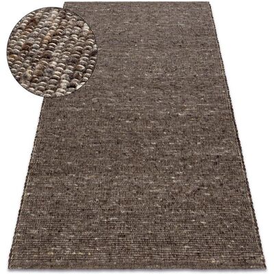 RugsX Nepal 2100 Brown Wool Double-Sided Rug - Carpet RugsX Nepal 2100 Brown Wool Double-Sided Rug - Carpet