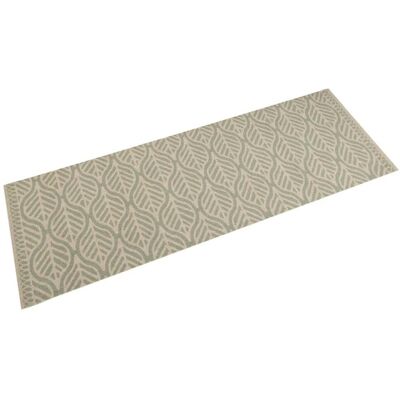 Berkfield Home Kitchen Rug Washable Leaves 45x150 cm Velvet in Green Green 45x150 cm Berkfield Home Kitchen Rug Washable Leaves 45x150 cm Velvet in Green Green 45x150 cm