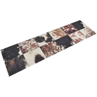 Berkfield Home Kitchen Rug Washable Animal Skin 45x150 cm Velvet Multicolor 45x150 cm Berkfield Home Kitchen Rug Washable Animal Skin 45x150 cm Velvet Multicolor 45x150 cm