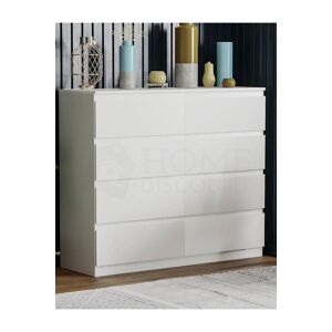 Home Discount Vida Designs Denver 8 Drawer Chest of Drawers Storage Bedroom Furniture