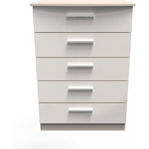 Ready Assembled 2 U Harrow 5 Drawer Chest (Ready Assembled) in Taupe Size: Large Taupe Large Ready Assembled 2 U Harrow 5 Drawer Chest (Ready Assembled) in Taupe Size: Large Taupe Large