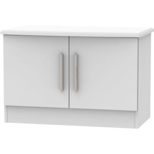 Ready Assembled 2 U Harrow Compact 2 Door TV & Media Unit (Ready Assembled) in Mid Grey Mid Grey Ready Assembled 2 U Harrow Compact 2 Door TV & Media Unit (Ready Assembled) in Mid Grey Mid Grey