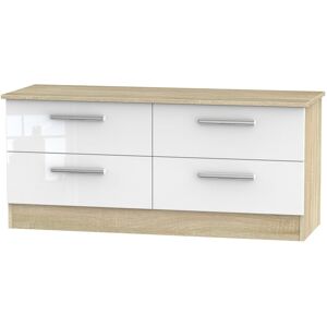 Ready Assembled 2 U Trent 4 Drawer Bed Box (Ready Assembled) in White White Ready Assembled 2 U Trent 4 Drawer Bed Box (Ready Assembled) in White White