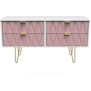 Ready Assembled 2 U Dallas 4 Drawer Bed Box (Ready Assembled) in Dusty Pink Dusty Pink Ready Assembled 2 U Dallas 4 Drawer Bed Box (Ready Assembled) in Dusty Pink Dusty Pink