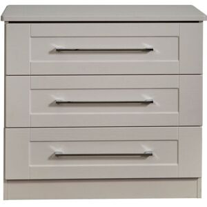 Ready Assembled 2 U Ripon 3 Drawer Chest (Ready Assembled) in Taupe Taupe Ready Assembled 2 U Ripon 3 Drawer Chest (Ready Assembled) in Taupe Taupe
