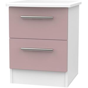 Ready Assembled 2 U Harrow 2 Drawer Bedside Cab(Ready Assembled) in Dusty Pink Dusty Pink Ready Assembled 2 U Harrow 2 Drawer Bedside Cab(Ready Assembled) in Dusty Pink Dusty Pink