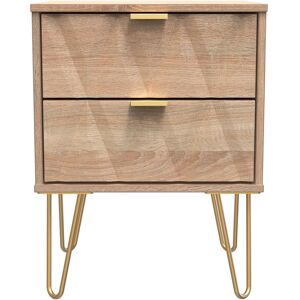 Ready Assembled 2 U Dallas 2 Drawer Bedside Cabinet (Ready Assembled) in Light Oak Light Oak Ready Assembled 2 U Dallas 2 Drawer Bedside Cabinet (Ready Assembled) in Light Oak Light Oak