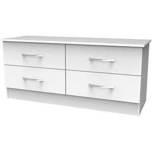 Ready Assembled 2 U Hampshire 4 Drawer Bed Box (Ready Assembled) in White White Ready Assembled 2 U Hampshire 4 Drawer Bed Box (Ready Assembled) in White White