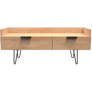 Ready Assembled 2 U Fuji 2 Drawer TV Unit (Ready Assembled) in Natural Size: Medium Natural Medium Ready Assembled 2 U Fuji 2 Drawer TV Unit (Ready Assembled) in Natural Size: Medium Natural Medium