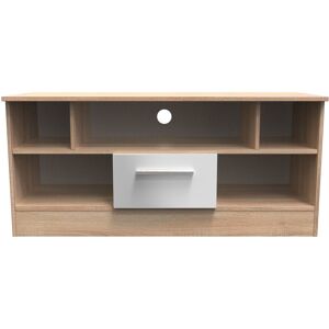 Ready Assembled 2 U Trent 1 Drawer TV & Media Unit (Ready Assembled) in Grey Grey Ready Assembled 2 U Trent 1 Drawer TV & Media Unit (Ready Assembled) in Grey Grey