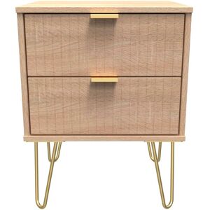 Ready Assembled 2 U Bexley 2 Drawer Bedside Cabinet (Ready Assembled) in Light Oak Light Oak Ready Assembled 2 U Bexley 2 Drawer Bedside Cabinet (Ready Assembled) in Light Oak Light Oak