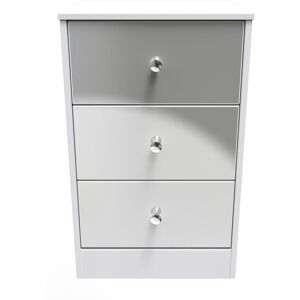 Ready Assembled 2 U Taunton 3 Drawer Bedside Cab(Ready Assembled) in Mid Grey Mid Grey Ready Assembled 2 U Taunton 3 Drawer Bedside Cab(Ready Assembled) in Mid Grey Mid Grey